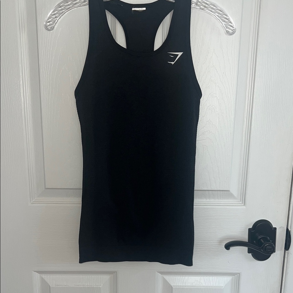 Gymshark Black Razorback Top